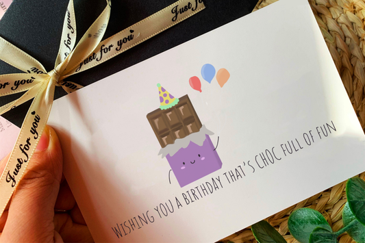 "Choc Full of Fun" Birthday Card π«π