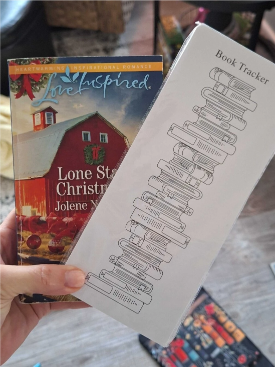 Huge Reading Log and Book Tracker Bookmark