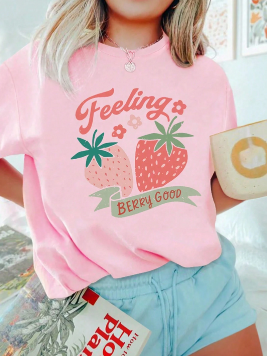 "Feeling Berry Good" Graphic Tee