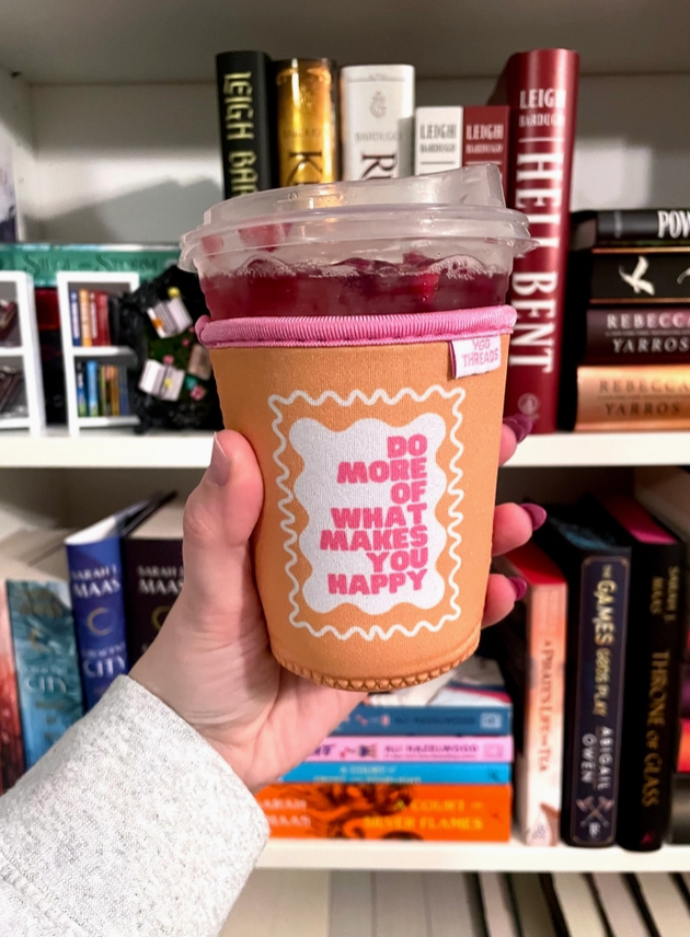 Do More Happy Iced Coffee Drink Sleeve