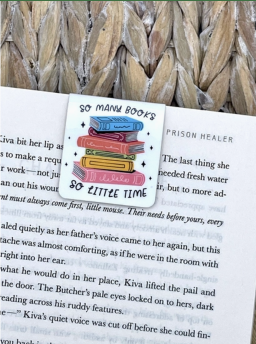 So Many Books, So Little Time | Magnetic Bookmark