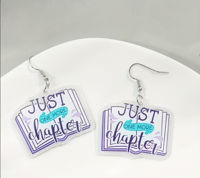 Just One More Chapter Earrings