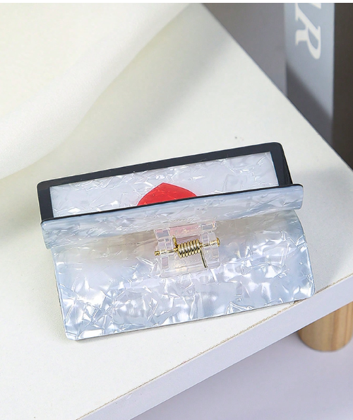 Envelope Hair Claw Clip