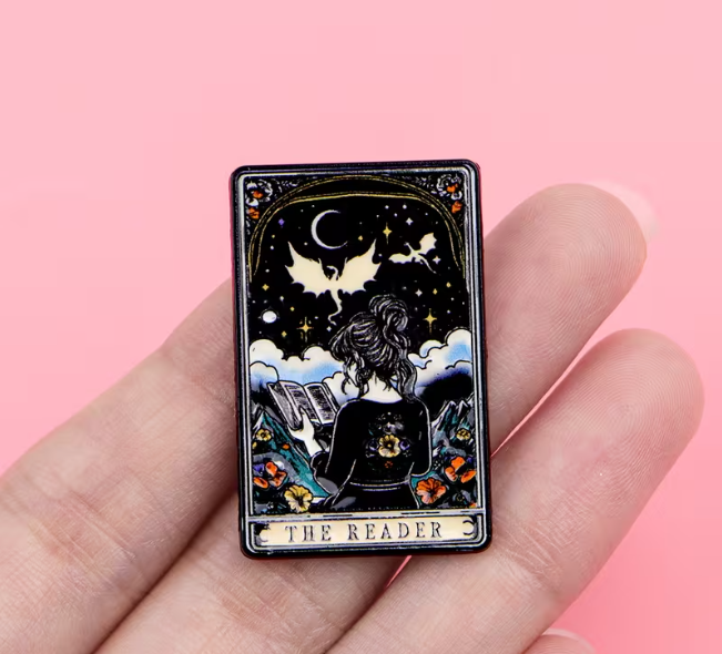 The Reader Tarot Enamel Pin