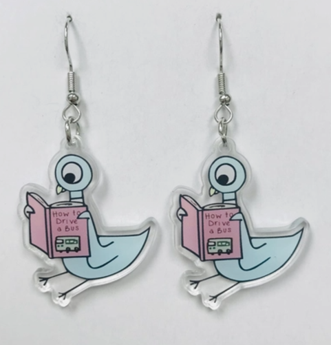 Pigeon Reader Earrings πποΈ
