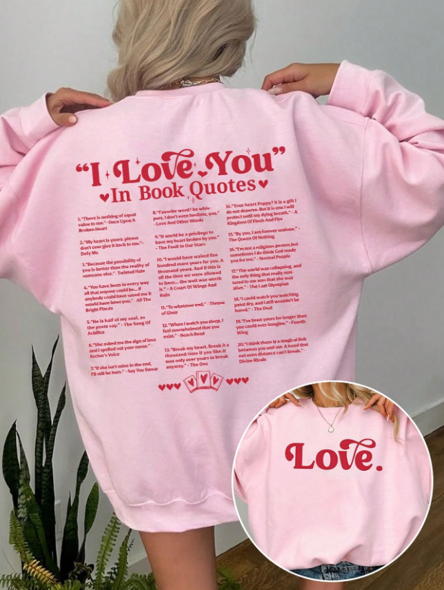 "I Love You" In Book Quotes