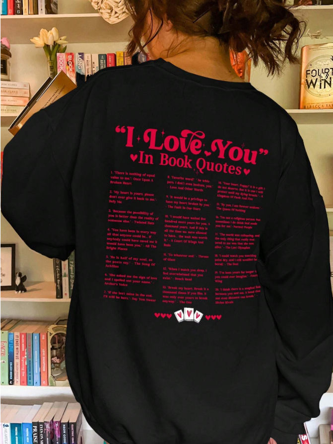 "I Love You" In Book Quotes