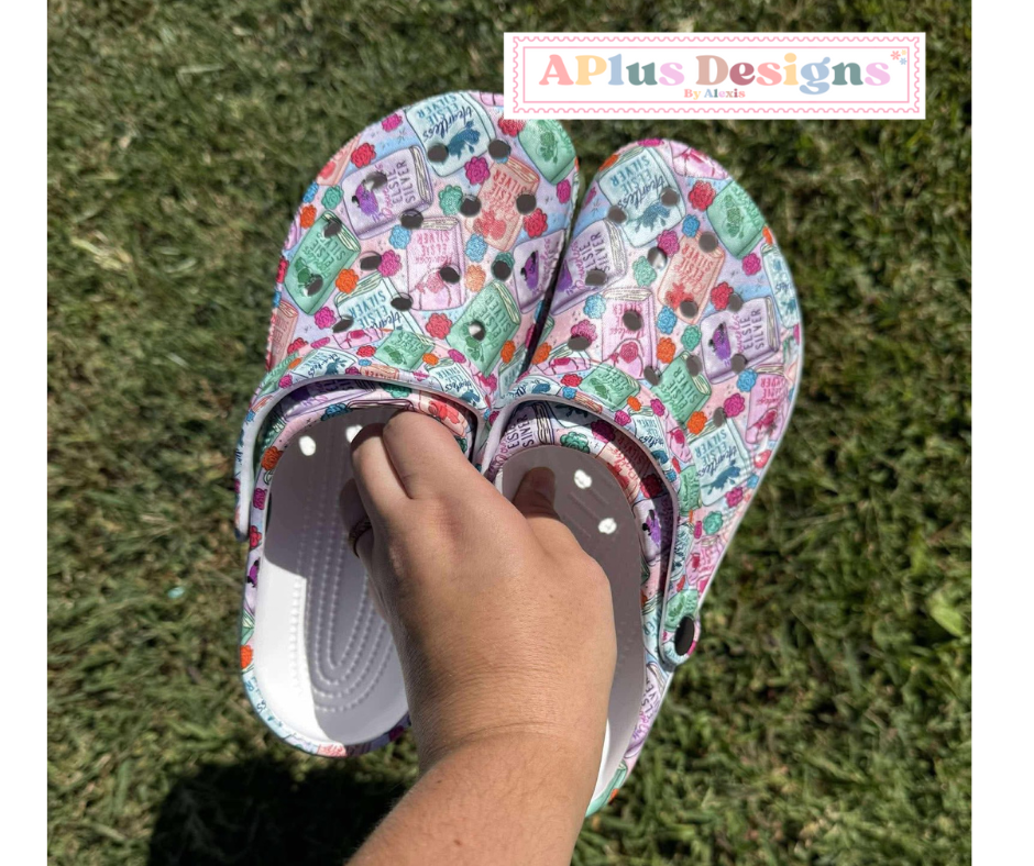 Custom Bookish Crocs - Adult