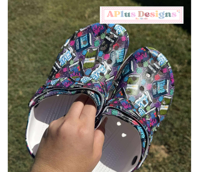 Custom Bookish Crocs - Adult