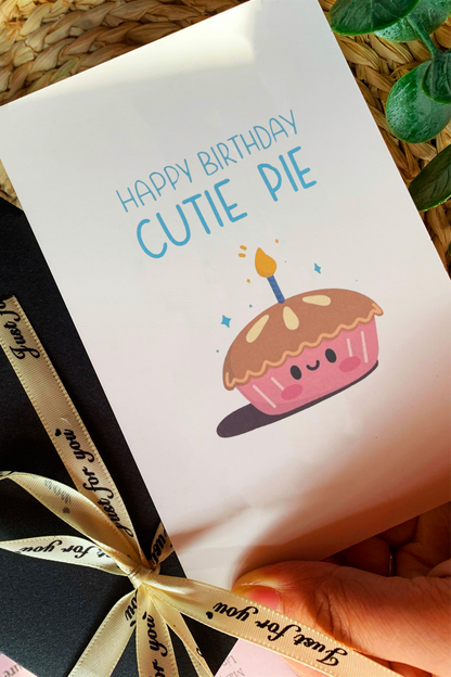 "Cutie Pie" Birthday Card 🥧🎉