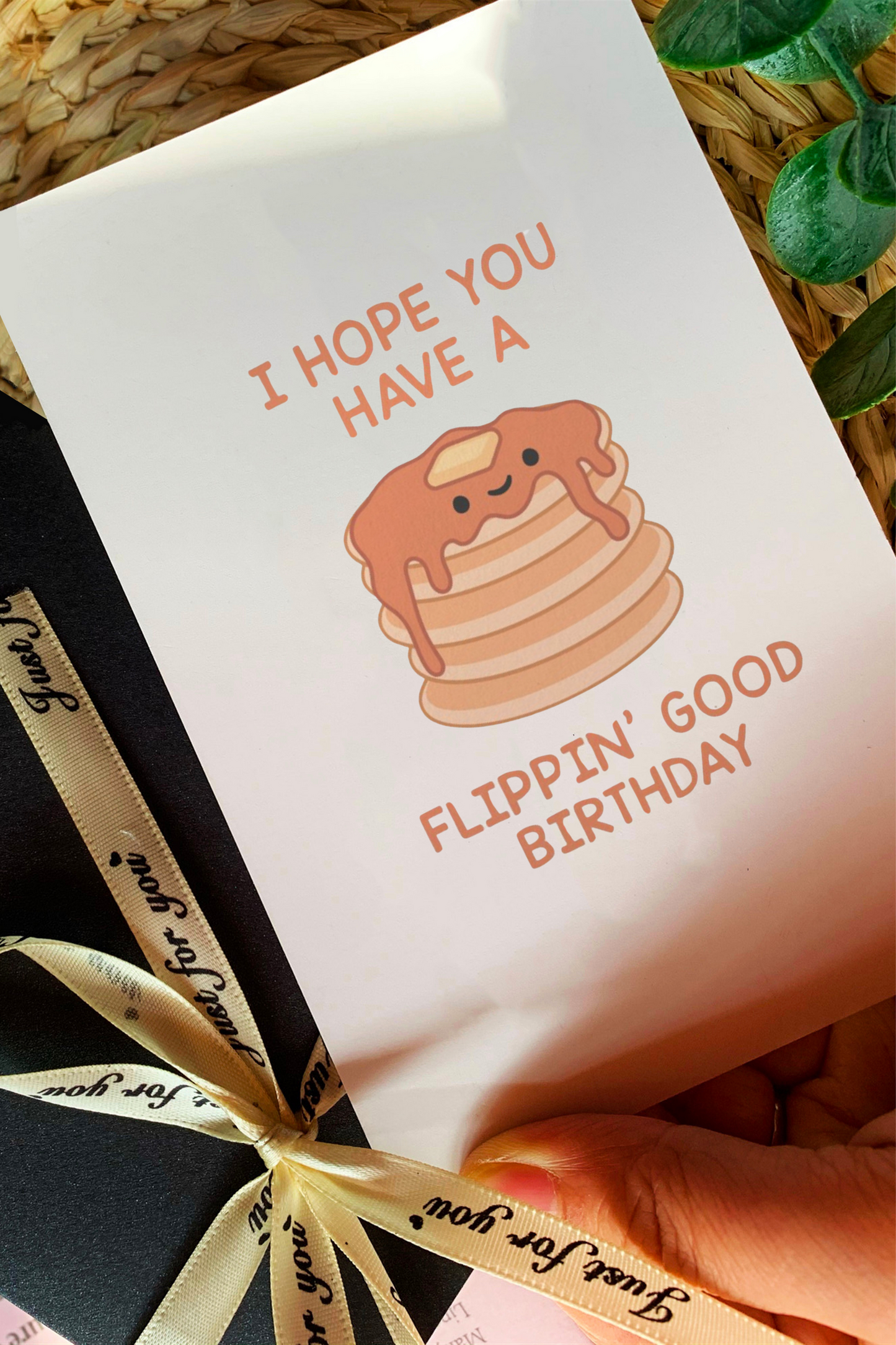 "Flippin' Good Birthday" Pancake-Themed Card 🥞🎉