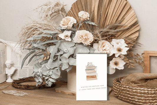 Wishing You Another Year Of Good Times and Great Reads Card