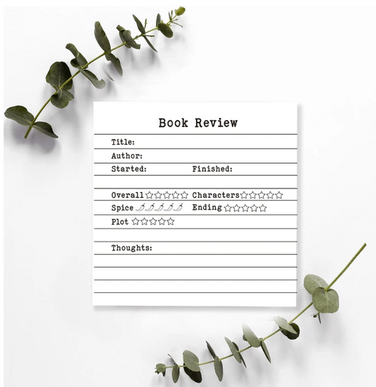 Book Review Sticky Notes