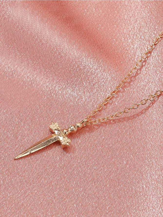 Dagger Pendant Necklace