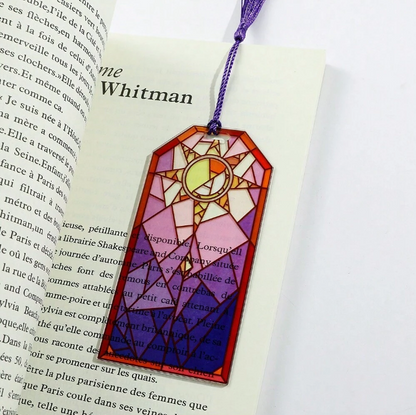 Stained Glass-Inspired Acrylic Bookmarks