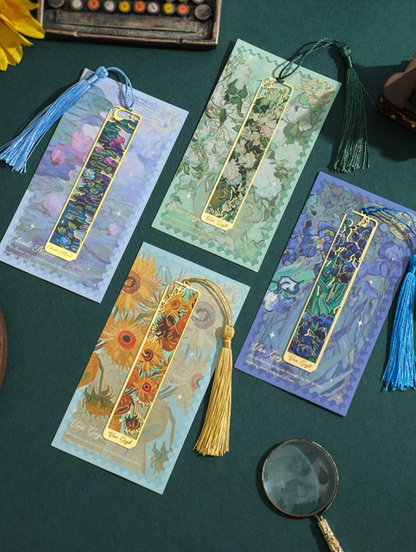 Van Gogh-Inspired Metal Bookmarks