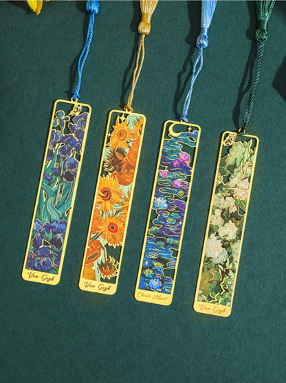 Van Gogh-Inspired Metal Bookmarks