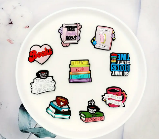 Bookish Shoe Charms 📚✨