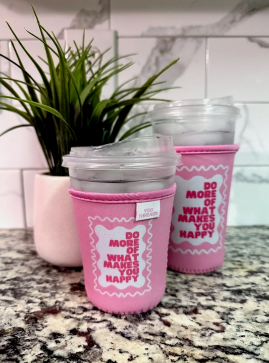 Do More Happy Iced Coffee Drink Sleeve