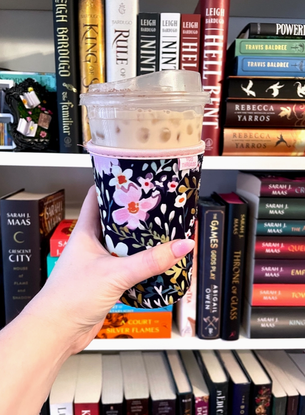 Floral Iced Coffee Drink Sleeve