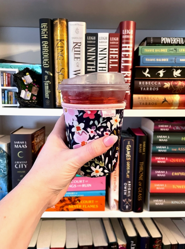 Floral Iced Coffee Drink Sleeve