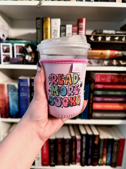 Read More Books Iced Coffee Drink Sleeve