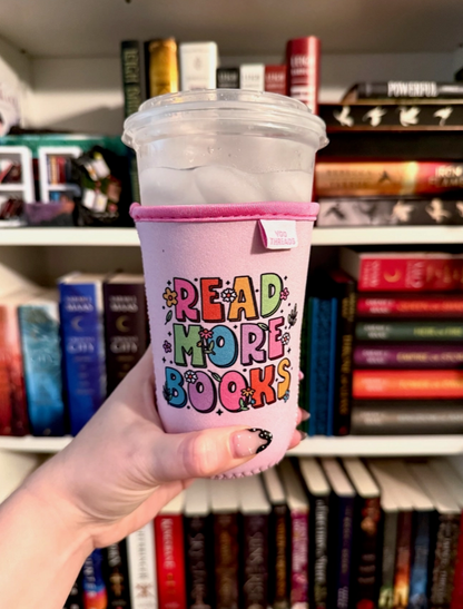 Read More Books Iced Coffee Drink Sleeve