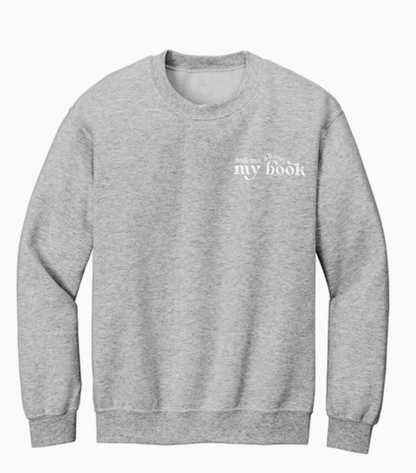 Ask Me About My Book Embroidered Sweatshirt