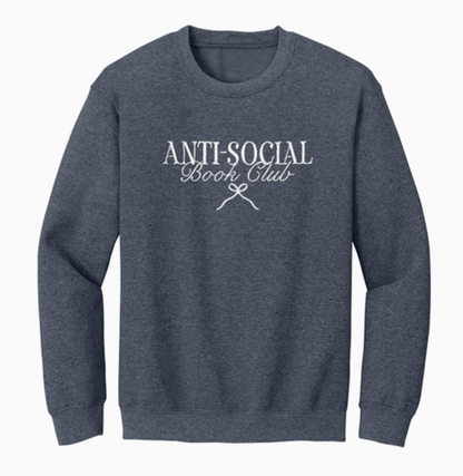 Anti-Social Book Club Embroidered Sweatshirt