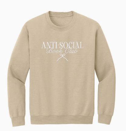 Anti-Social Book Club Embroidered Sweatshirt