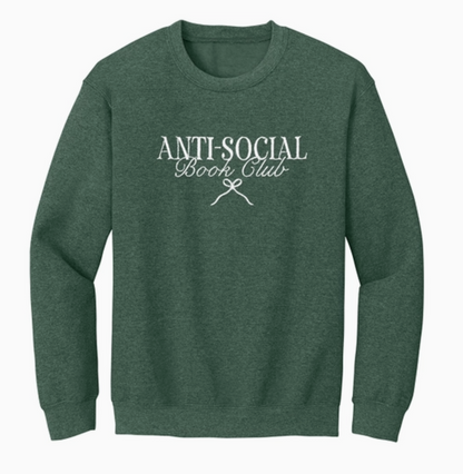 Anti-Social Book Club Embroidered Sweatshirt