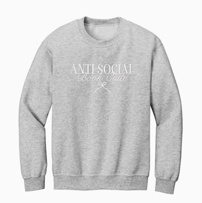 Anti-Social Book Club Embroidered Sweatshirt