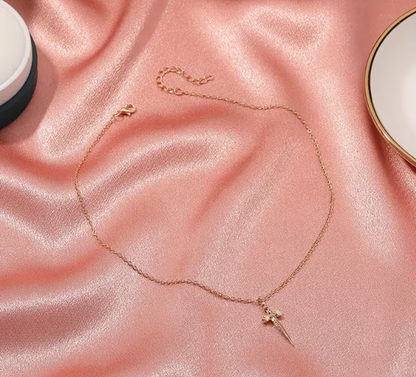 Dagger Pendant Necklace