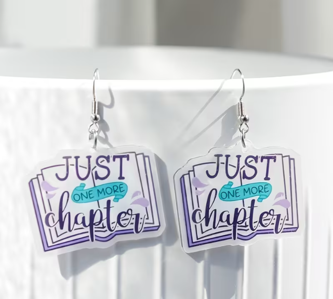 Just One More Chapter Earrings