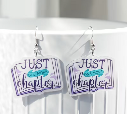 Just One More Chapter Earrings