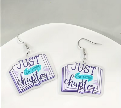 Just One More Chapter Earrings