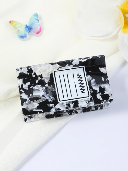 Notebook Hair Claw Clip