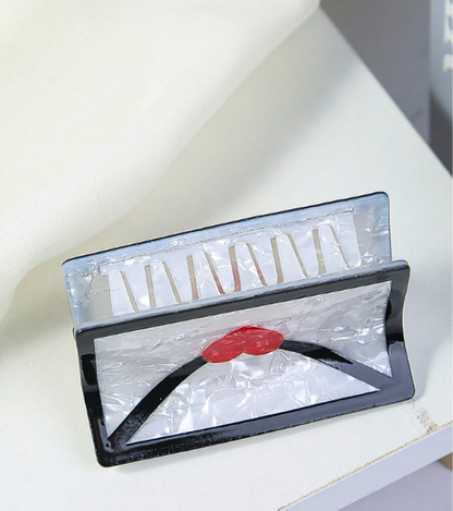 Envelope Hair Claw Clip