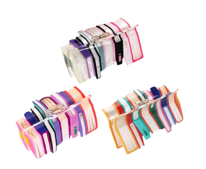 Book Hair Claw Clip
