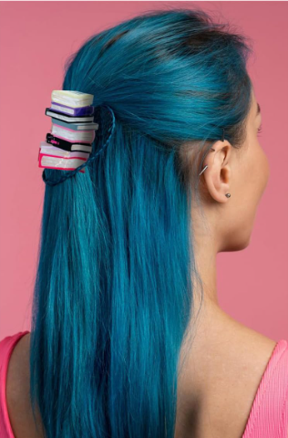 Book Hair Claw Clip