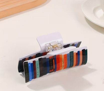 Book Spine Hair Claw Clip