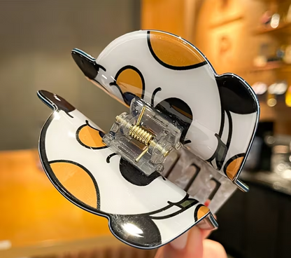 Book Cat Hair Claw Clip