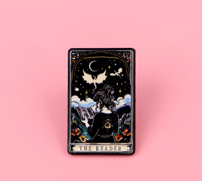 The Reader Tarot Enamel Pin