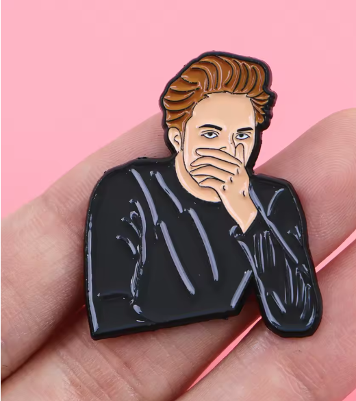 Vampire Stink Face Enamel Pin