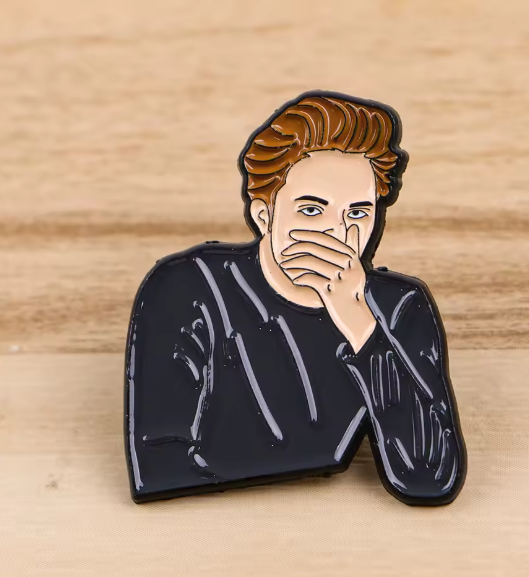 Vampire Stink Face Enamel Pin