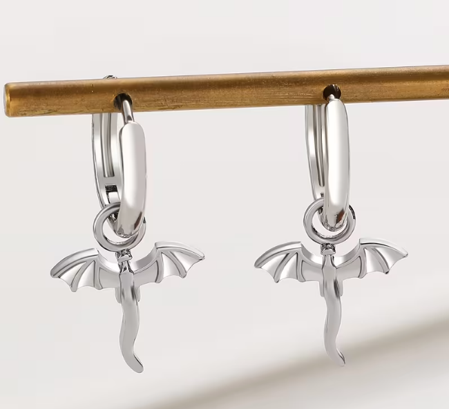 Dragon Hoop Earrings