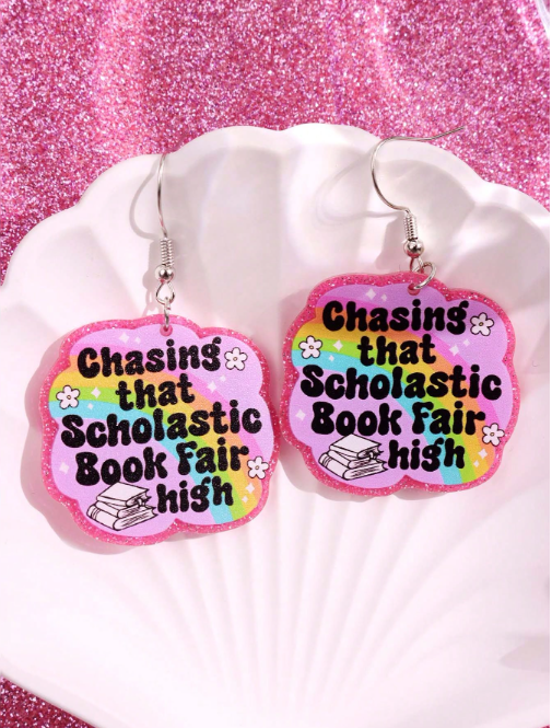 Chasing That Scholastic Book Fair Earrings