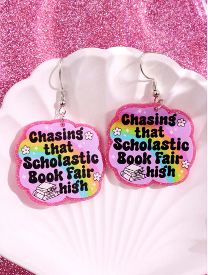 Chasing That Scholastic Book Fair Earrings