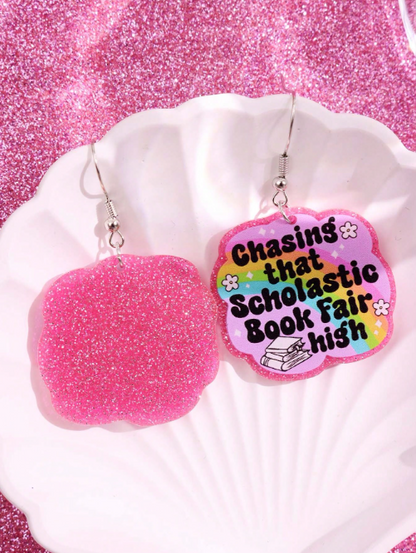 Chasing That Scholastic Book Fair Earrings