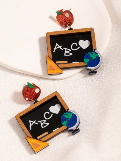 ABC Earrings 🍎✨